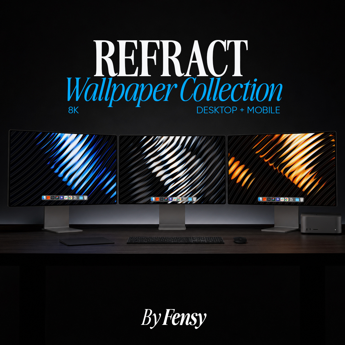 Refract wallpaper collection full poster